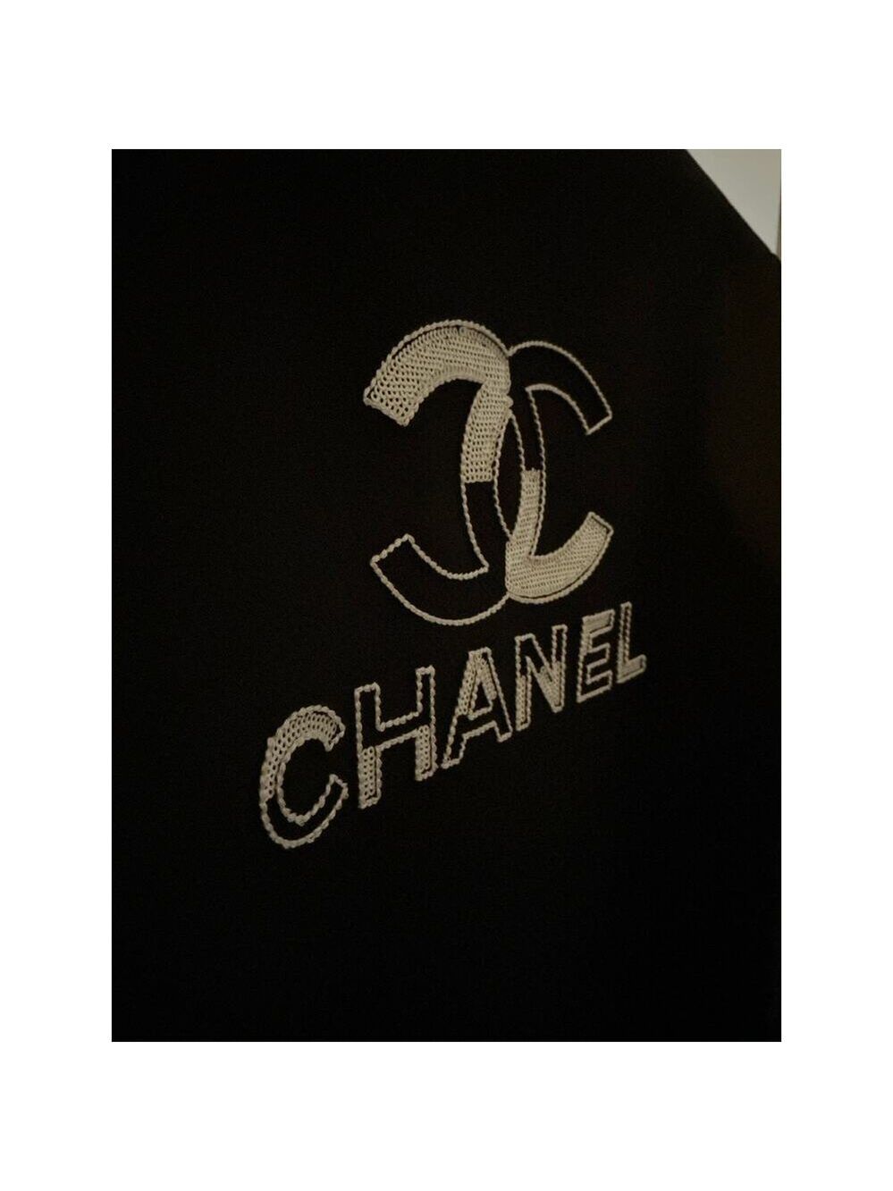 Chanel Blazer CC Crest Buttons Logo Patch Jacket Medium - Picture 6 of 16